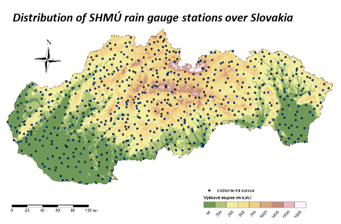 H05 - Raingauge 10-years precipitation normals for estimation dry/wet periods over Slovakia and central European region (July 2012 - June 2022)
