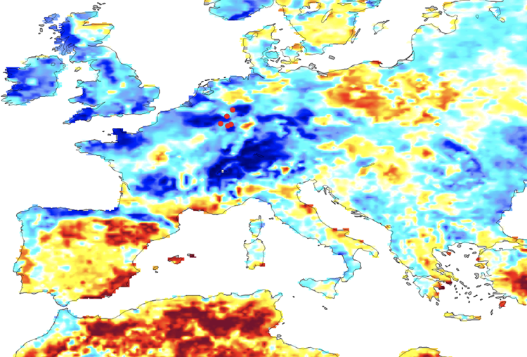 Devastating floods in western Europe