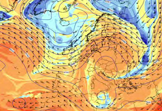 Mediterranean cyclone 2021