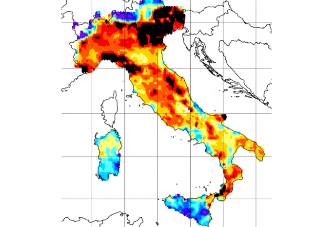 Case study: Northern Italy drought (Jan-Apr 2022)