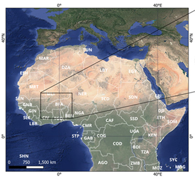 Comparison of satellite precipitation products in Burkina Faso for operational hydrology